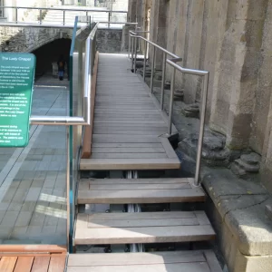 metal walkway