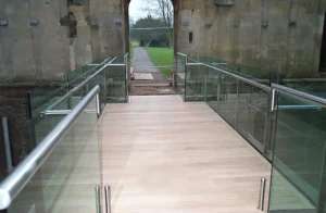metal walkway