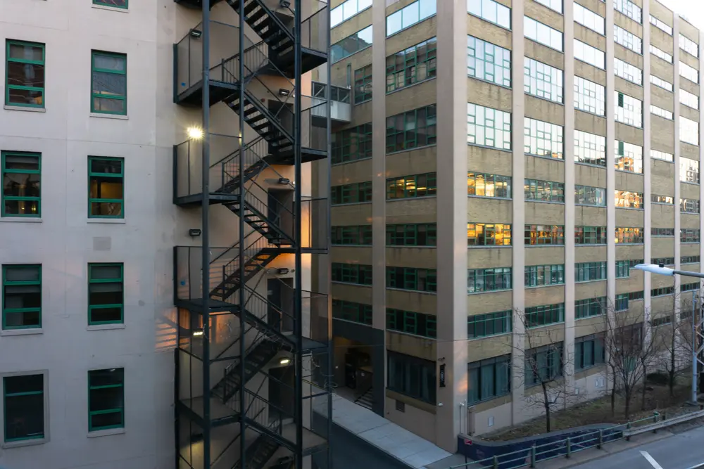Exterior Metal Stairs